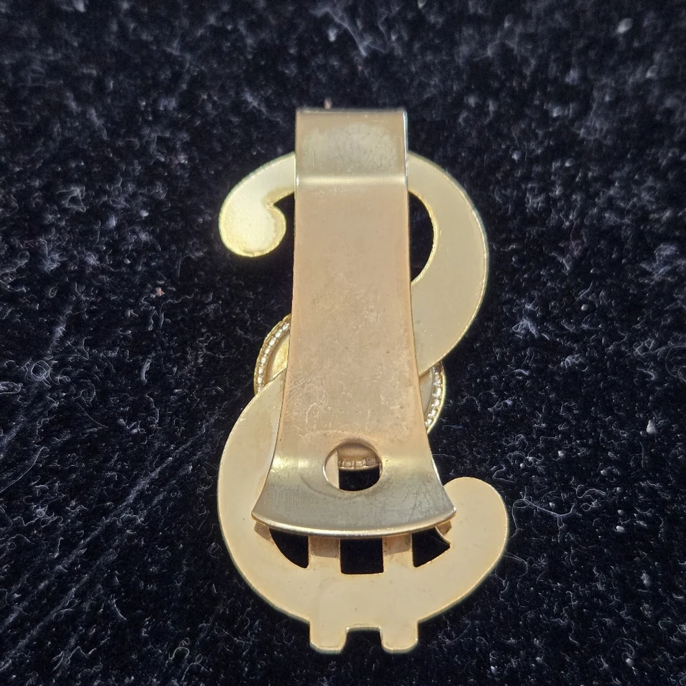 Radio City‎ Music Hall Vintage Gold Tone Money Clip